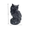 JRVIPSJ Natural Obsidian Owl Skull Crystal Owl Skull Crystal Figurine