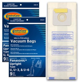 EnviroCare Replacement Micro Filtration Vacuum Cleaner Dust Bags made to fit Panasonic Types 3, U-6-18 Pack