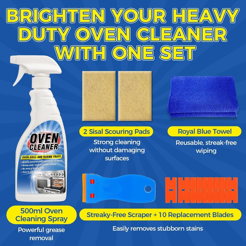 Oven Cleaner Heavy Duty 500ml, non toxic fume free, with