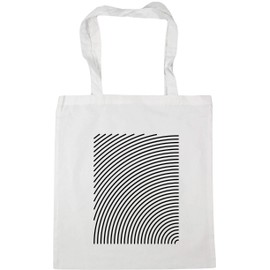 Hippowarehouse Radial pattern Tote Shopping Gym Beach Bag 42cm x38cm, 10 litres