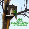 Crazy K Farm - Avian Haven Bird Hut, Comfy Bird