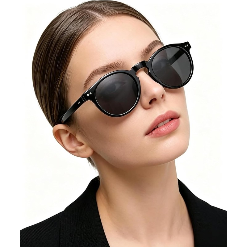 3 Piezas Gafas Luz Azul UV400 Cuadradas Retro Incluye Negro