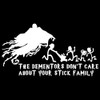 The Dementors Don't Care About Your Stick Figure Family Decal