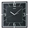 Seiko Lanvin Non Ticking Wall Clock, Black, 11 Inch