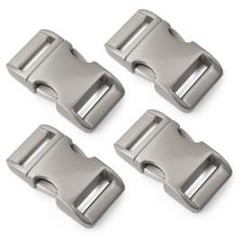 Ganzoo Metal Snap Fastener Alumaxx, Set of 4 Pieces 3/4"/ Clip Closure