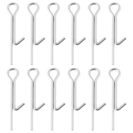 YINETTECH 100pcs 20mm Fishing Stinger Spikes Connecting Pins Needle for Long Pike Perch Bass Lures Soft Plastic Lure