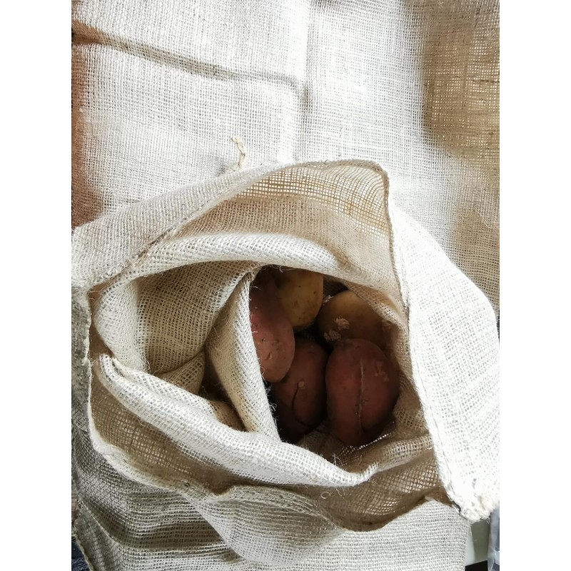 Seedzbox Hessian Potato Sacks For Storage Container - Pack of