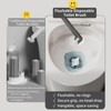 Mrbin Disposable Toilet Brush and Holder Set, Cleaner Toilet Bowl