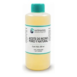 Aceite De Ricino Puro Usp 250 Ml Uso Cosmético Y Alimenticio                                                                                          