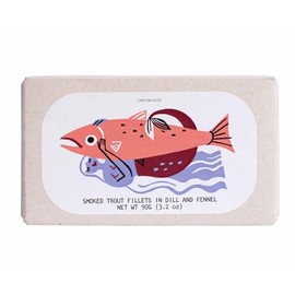 Jose Gourmet Cold-Smoked Trout Fillets in Dill and Fennel, 90g