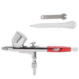 Pistola de Aerógrafo de Mano de Acero Inoxidable para Decoración de Pasteles, Pistola de Aerógrafo para Decoración de Uñas, Medicina para el Cuero Cabelludo para Tatuajes