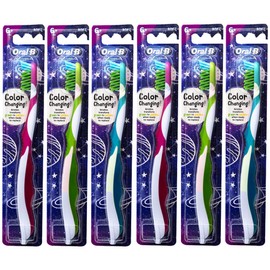 Oral-B Oral-B Pro-Health Junior CrossAction Galaxy Toothbrush, Ages 6+, Soft - Pack of 6