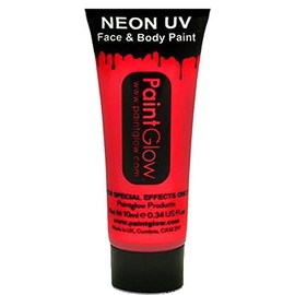 Neon UV Face & Body Paint Red