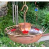 Stanwood Wind Sculpture -Pure Copper Hummingbird Feeder