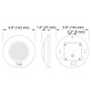 Raycharm 5.6 Inch Round LED Interior Ceiling Dome Light, 330LM