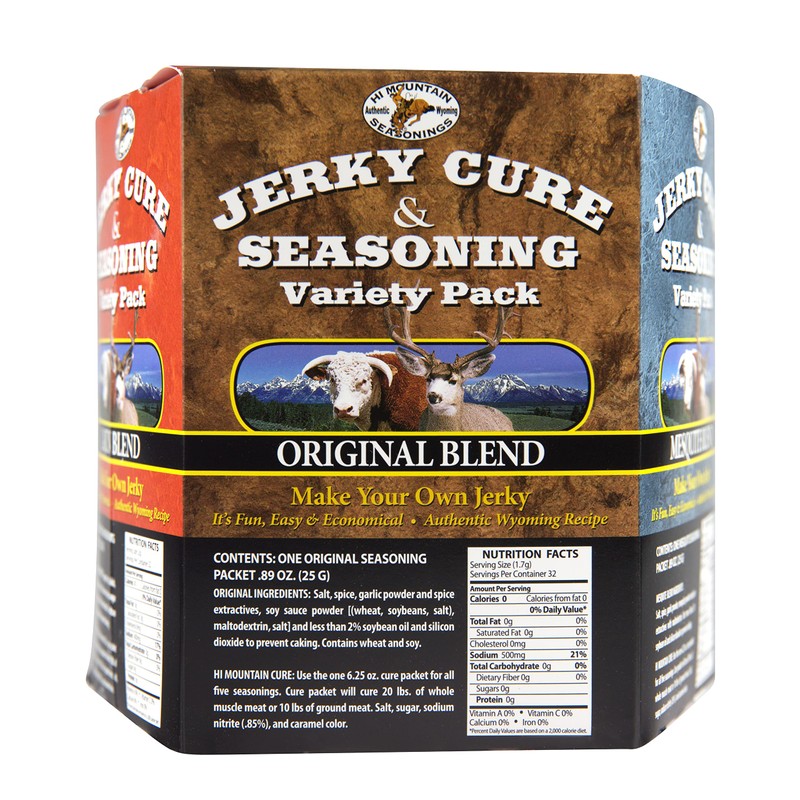 Hi Mountain Jerky Seasoning and Cure Kit | VARIETY PACK