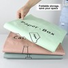 3 Packs Recycling Bags Pink,Green,Gray with handle Separate Sorting Organizer