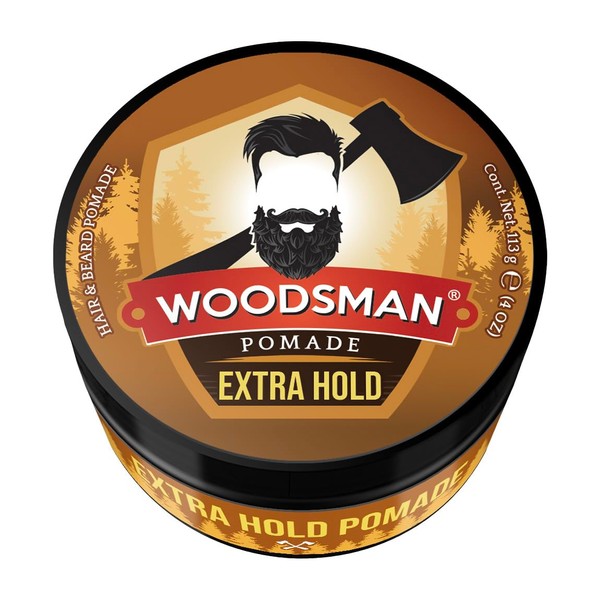 Woodsman - Pomada para Cabello y Barba Extra Firme 113g.