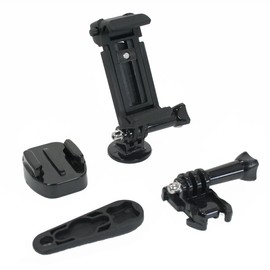 Action Mount® - Locking Smartphone Mount Accessory Setup. Tripod Adapters, Quick Clip, Adapter, Spring Loaded Smartphone Holder, + Wrench. Compatible with GoPro Cameras. (Phone Mount Setup)