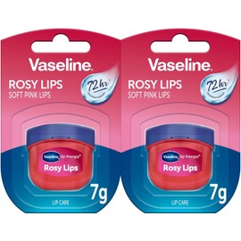 Vaseline - 2 Pack Bálsamo para Labios Mini Tarro HIDRATACIÓN DURADERA, (7 g. c/u), Rosy