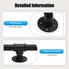 DYNAMI 12 Feet Pipe Stair Handrail,Wall Mount Black Galvanized Industrial