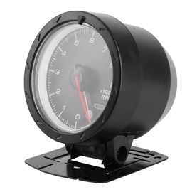 Tachometer Gauge Pointer 0‑9000RPM LED Light 65mm Dia 12V Auto Instrument Universal Gasoline-Powered Vehicles