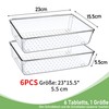 6 Pieces Clear Drawer Organiser, Orgeniser Boxes, Dressing Table, Sorting