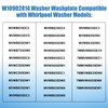 FreeCat W10902814 Washplate Set Compatible with Whirlpool Maytag Washer W108396887