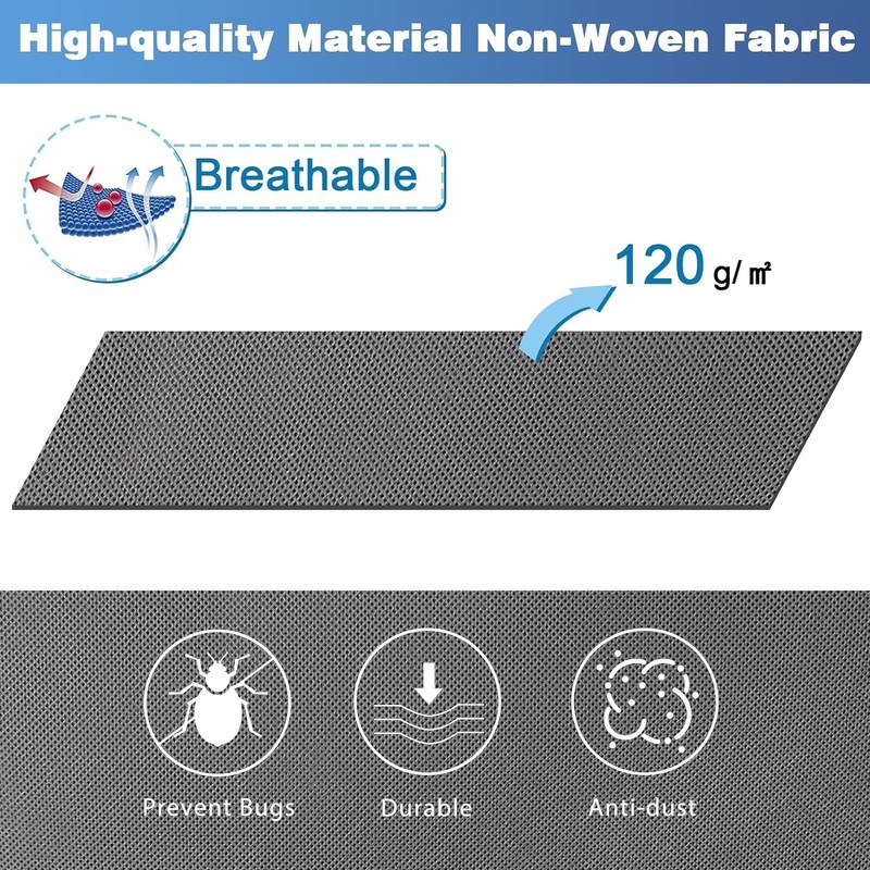 Mintry 70L Clothes storage bags- Pack of 4 under bed