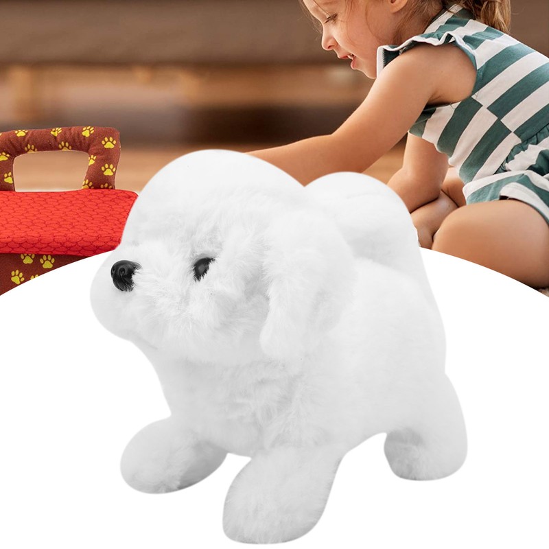 Electric Cute Plush Pet Dog Toy Highly Simulation Walking Dog