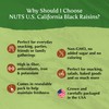 NUTS U.S. - California Black Raisins (Unsulphured) | Seedless |