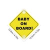 ASSURED SIGNS Baby On Board Sign with Suction Cups,Baby Safety