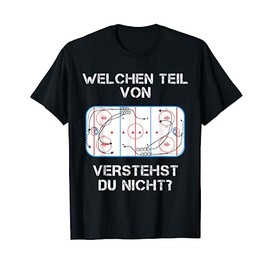 Funny Ice Hockey Saying Shirt Fan Player Trainer, black