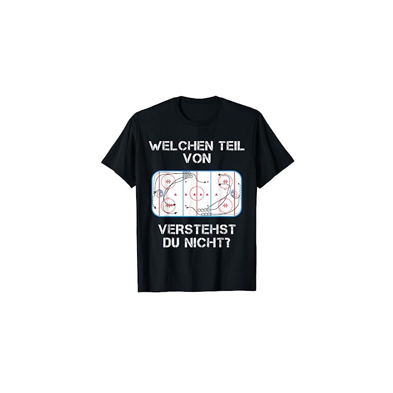 Funny Ice Hockey Saying Shirt Fan Player Trainer, black