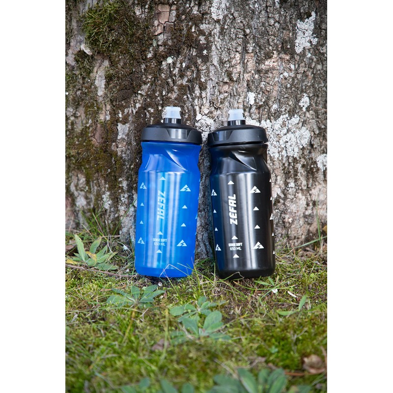 ZEFAL Sense Soft 80 Water Bottle, Translucent Blue, 800ml