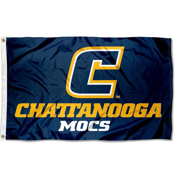Tennessee Chattanooga Mocs UTC University Large College Flag