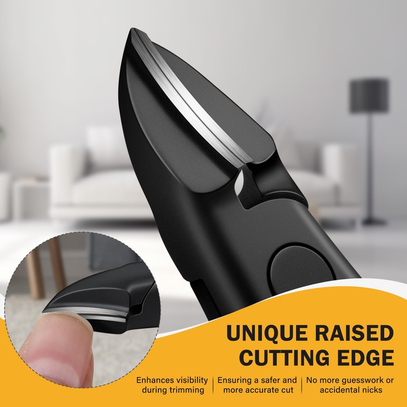 BEZOX Toe Nail Clippers for Thick Toenails for Seniors –