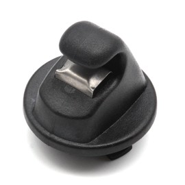 Interior Sun Visor Hook Clip Bracket Compatible for VW Volkswagen Golf MK7 2013 2014 2015 2016 2017 Sun Visor Holder 5G0857561B (Black)