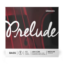 D'Addario Prelude 1/2 Scale Medium Tension Single E String for Bass Guitar