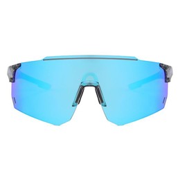 GNOLONG Sports Cycling Sunglasses Frameless Sun Glasses UV400 Protection Eyewear for Men Women Cycling Running Fishing Riding (Clear Grey Blue)