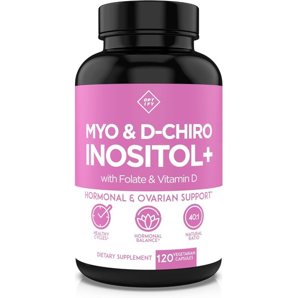Optify Myo-Inositol & D-Chiro Inositol Supplement for Women – 40:1