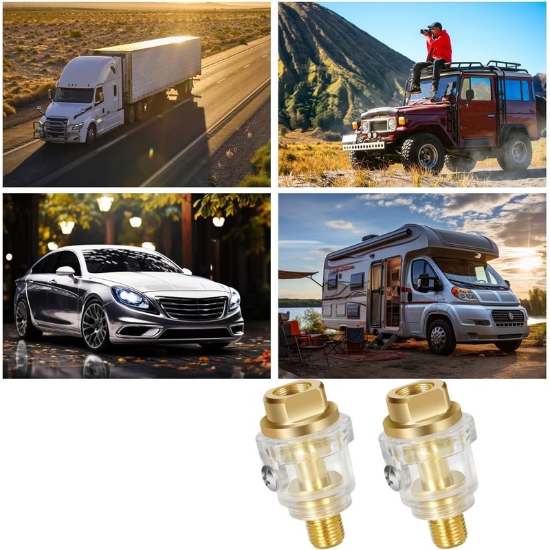 Inline Pipe Oil-1/4" BSP Mini Inline Lubricator for Air Tool