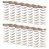 Minkissy Makeup Stickers 12pcs Eyebrow Stickers Eyebrows Eyebrow Grooming Imitation