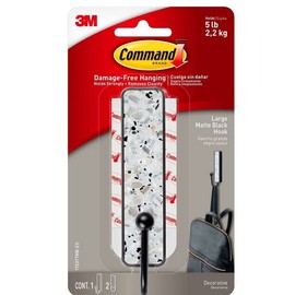 Command Large Sized Decorative Hook, 17037TMB-EF