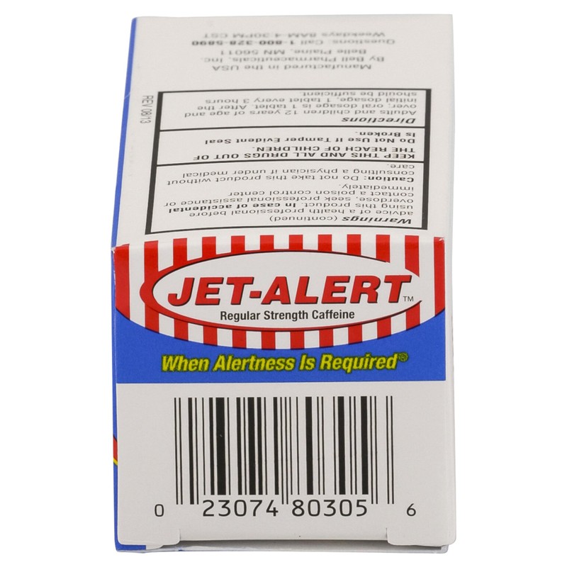 Jet-alert 100 Mg Each Caffeine Tab 120 Count Value Packs