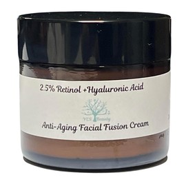 2.5% Retinol Hyaluronic Anti-Aging Facial Cream -2 oz for Dry - Sensitive Skin