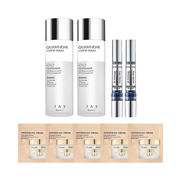 Jas Glutathione Expert Serum 130ml x2 + Dr. Reticell Freckle