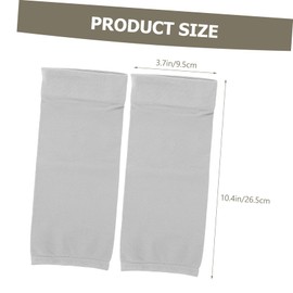 Outanaya 1Pair Elbow Sleeves for Covering Scars Dual Use Compression Arm Protection Sleeves for Sports Fitness and Workouts Breathable and Sweat Absorbing Material Grey Fits All