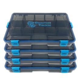Reaction Tackle Ultimate Tackle Box Trays: Organize, Store, and Dominate with Our 4-Pack Kit! Perfect for Anglers on The Go - 3600 4-Pack