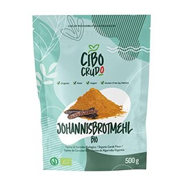 Carob Powder Organic - 500 g Natural Sweet Fibre and Minerals Rich Carob Powder from Carob Tree. Carob Bread Flour